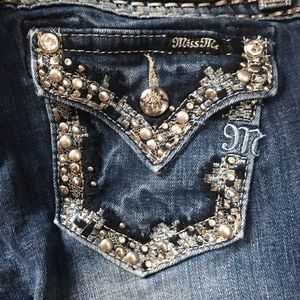 SOLD. Miss Me Studded Capri